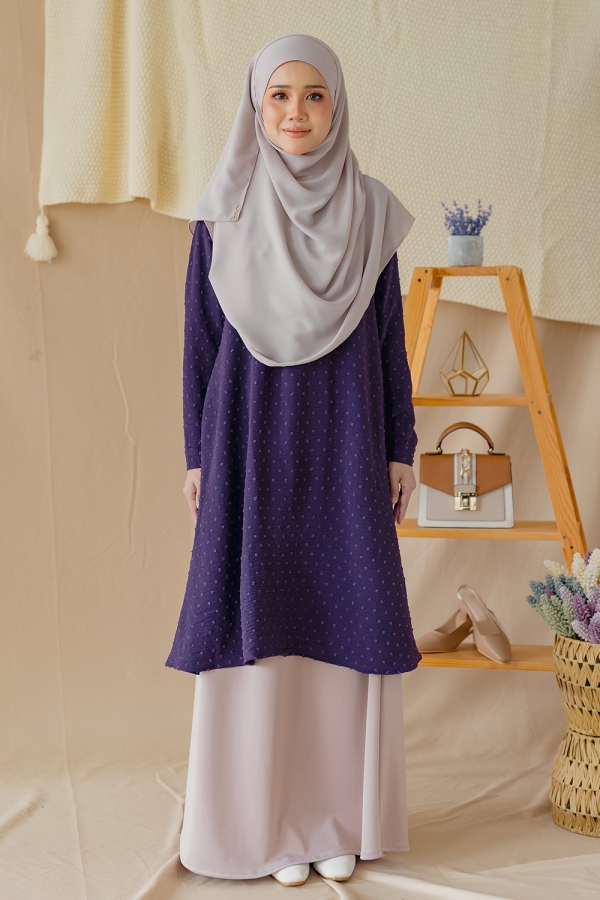 Adele Blouse - Dark Purple Adele Blouse - Dark Purple